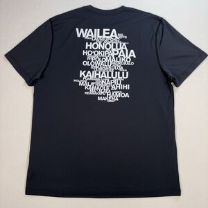 James Perse Sun Protect T-Shirt Men's 4 / XL Black Hawaii 40‎ UPF Made in USA